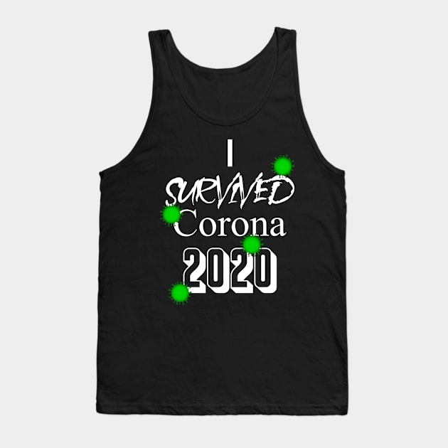 I survived corona 2020 Tank Top by islandersgraphics